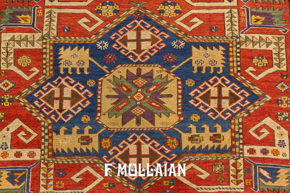 Sumak Rug Celaberd Red Color n°:34978463